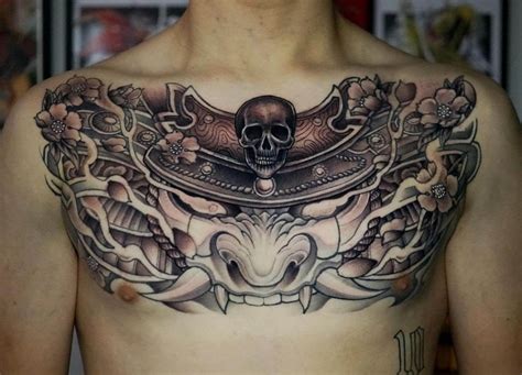 japanese chest tattoo